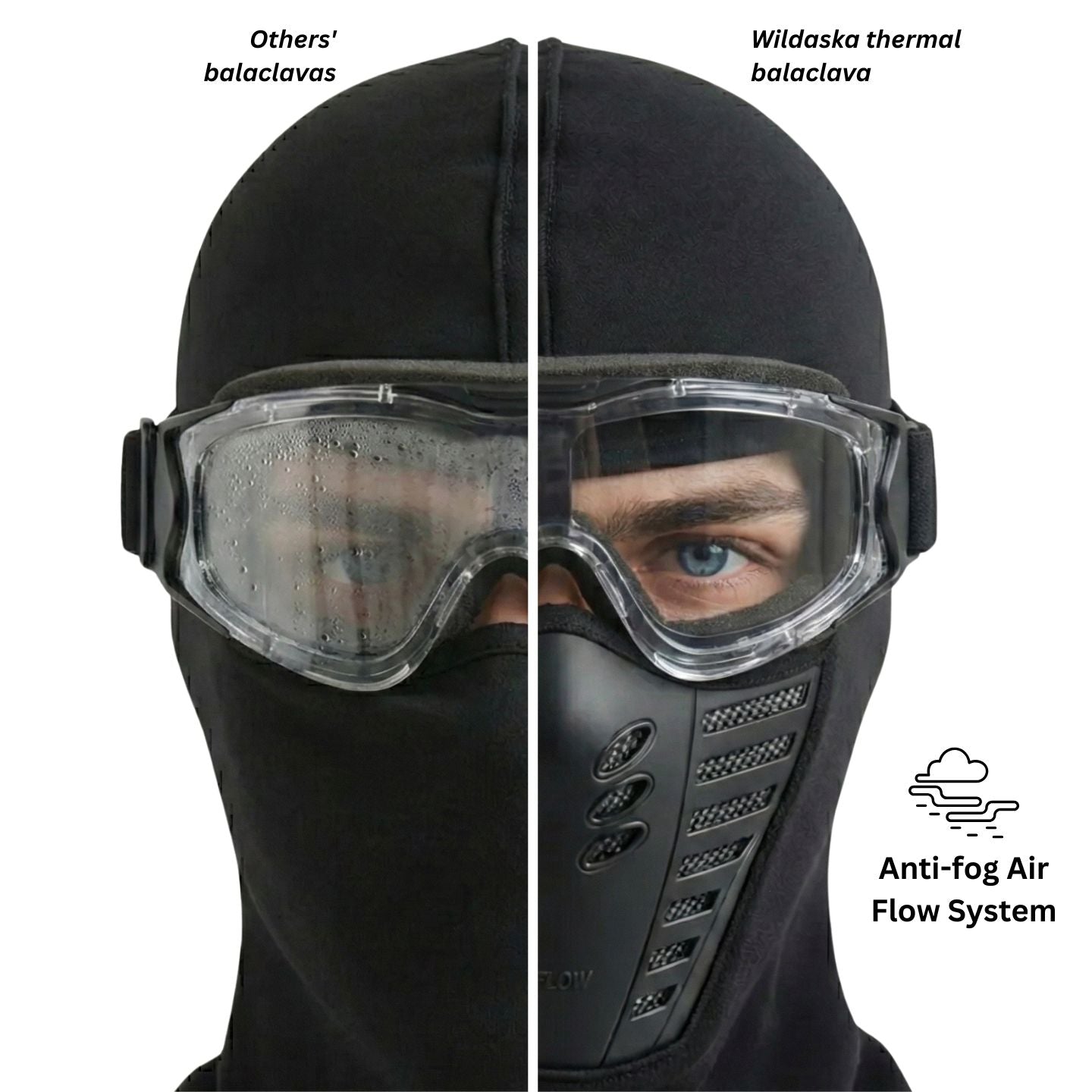 The AuraFlow Sport Balaclava - Fog-Free Design, Ultimate Warmth, + 50% OFF