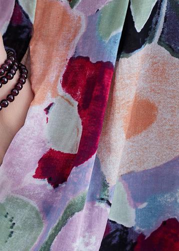 Cozy Floral Long dress half sleeve Cinched Maxi Summer Dresses-Summer Dress Long-One Size-The Same as Picture-Free Shipping at meselling99