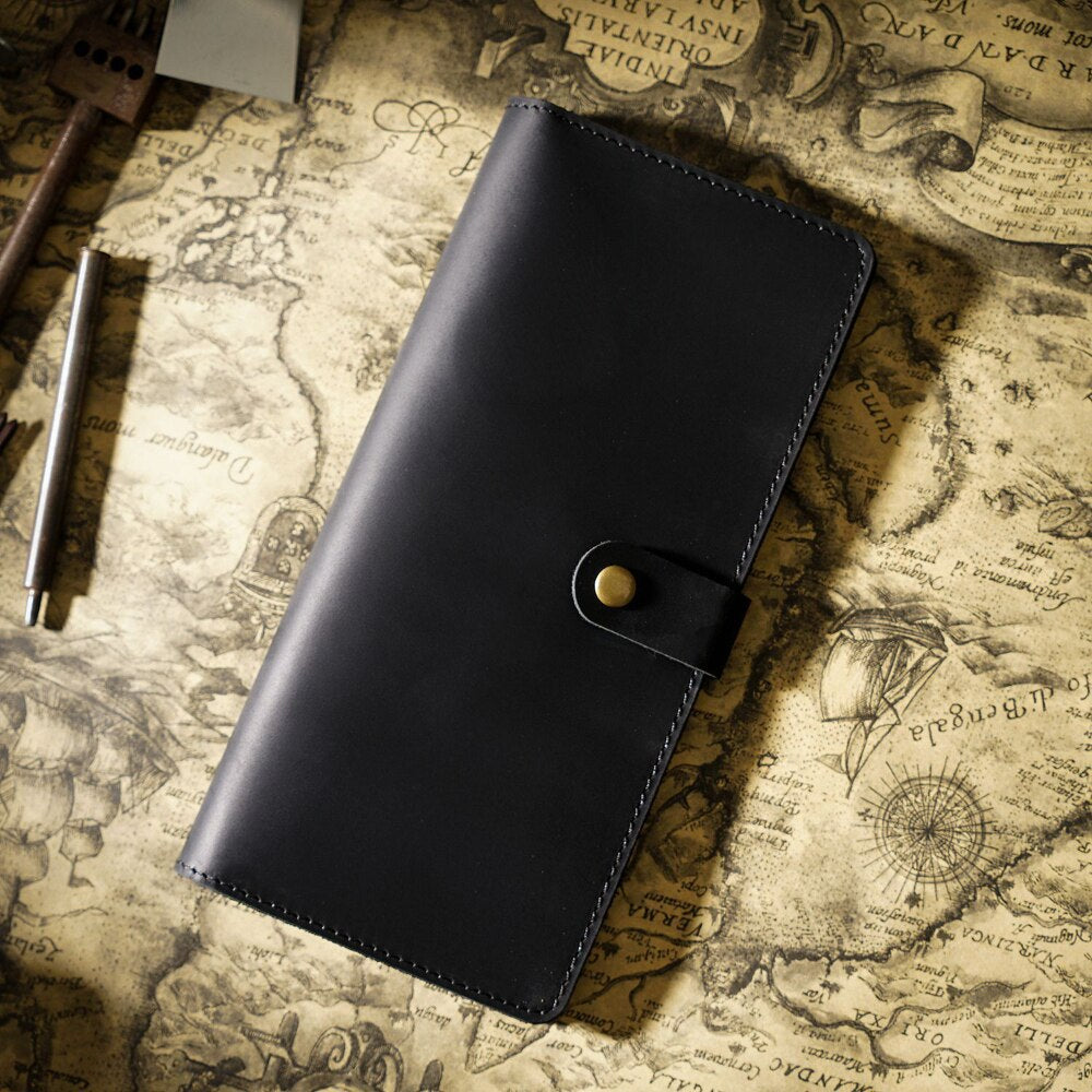 Crazy Horse Cowhide Long Wallet