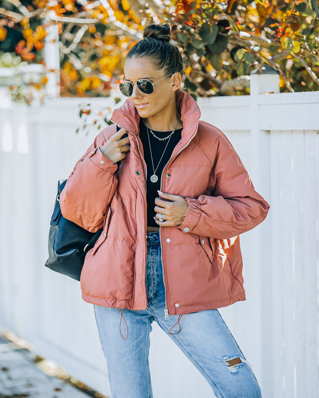 Nicola Pocketed Puffer Jacket