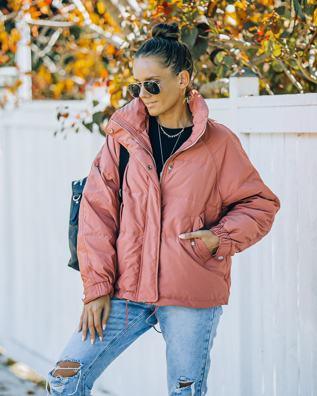 Nicola Pocketed Puffer Jacket