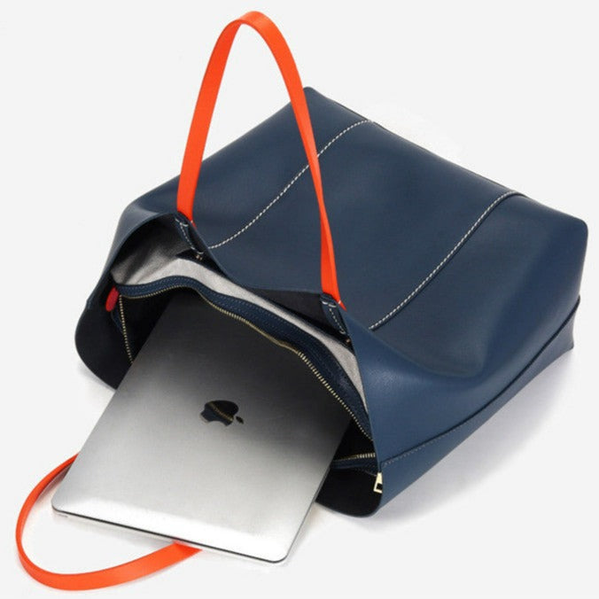 Genuine Leather Women Fashion Shoulder Tote Bag