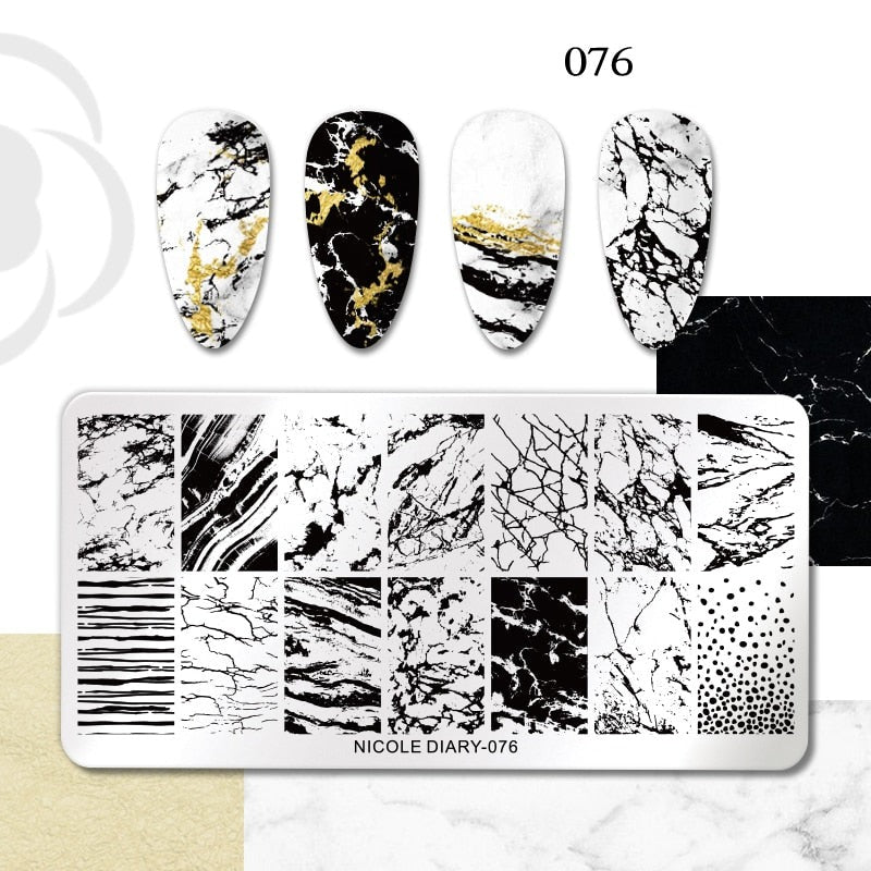 Halloween Stamping plates Stamp For Nails Pumpkin Ghost Nail Polish Templates All for Manicure Nail Designs