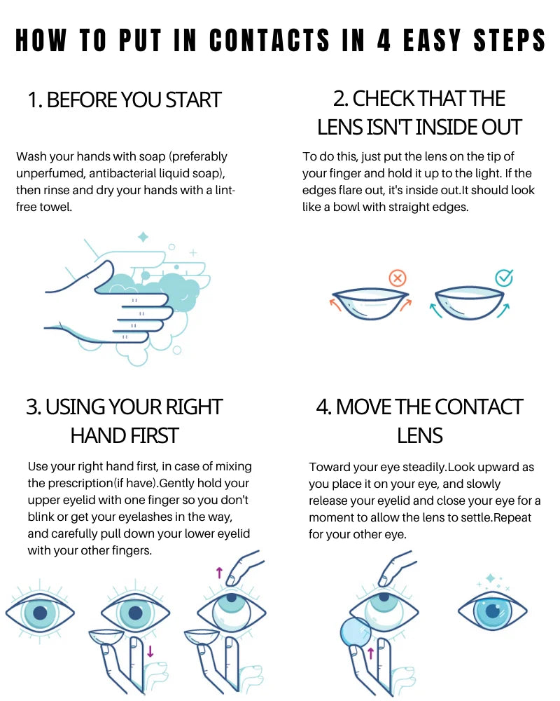 Contact Lenses Myopia Prescription Lenses With Diopters Grey Colored Contacts Lens for Eyes Cosmetics Beauty Pupil