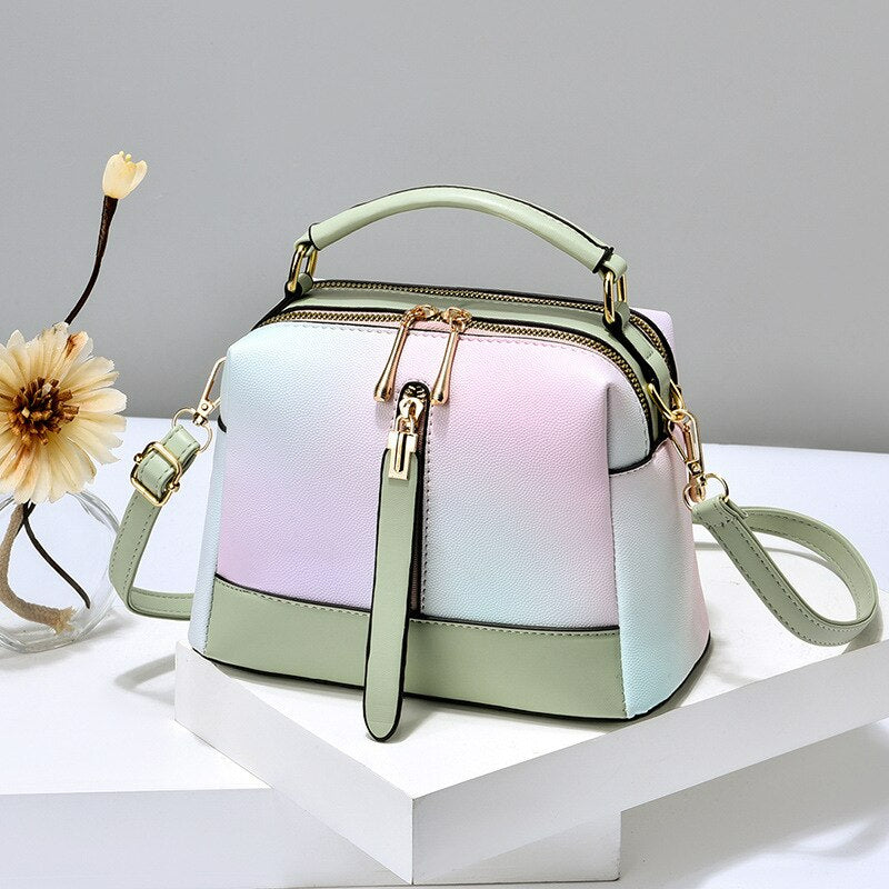 Ice Cream Texture One-Shoulder Messenger Bag