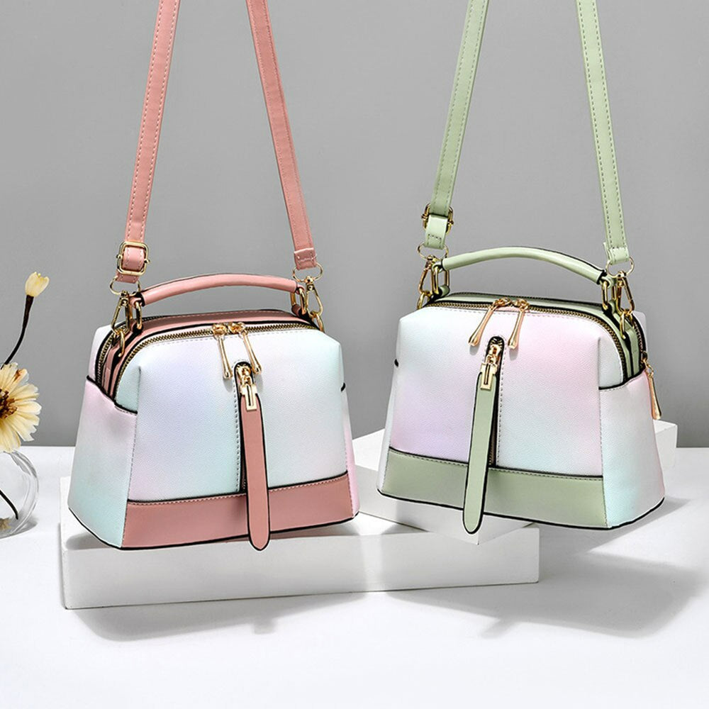 Ice Cream Texture One-Shoulder Messenger Bag