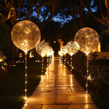 The AuraGlow LED Balloon Set - Elegant,  Centerpieces for Indoor/Outdoor Decor + 1+1 FREE
