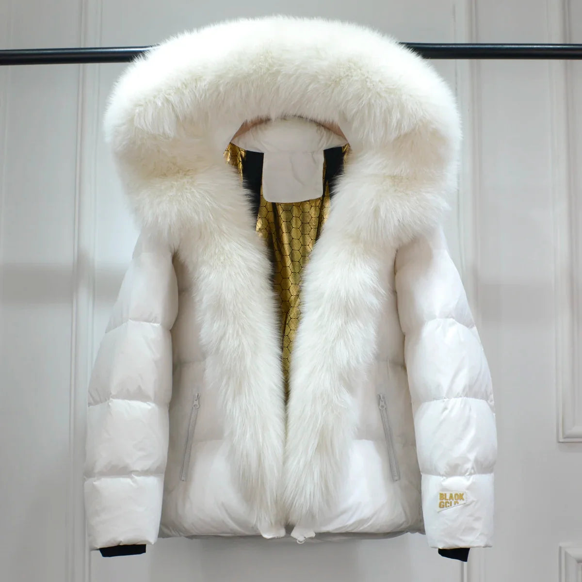 Fashion Women Winter Hoodies Faux Fur Outerwear