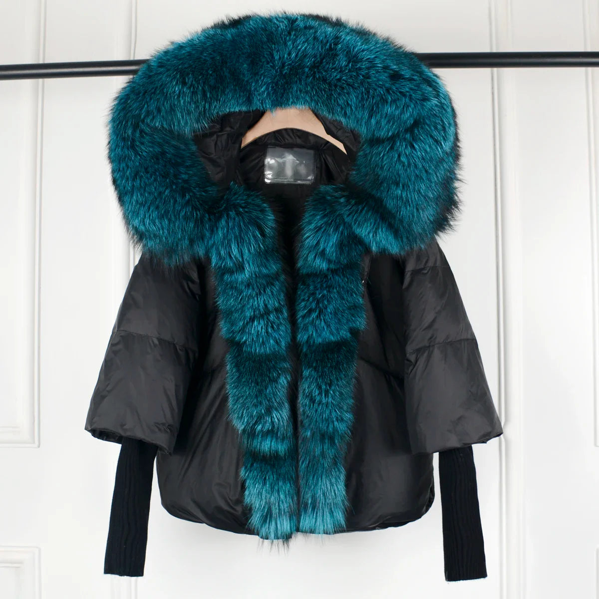 Winter Women Warm White Duck Down Jacket Loose Hood Coats