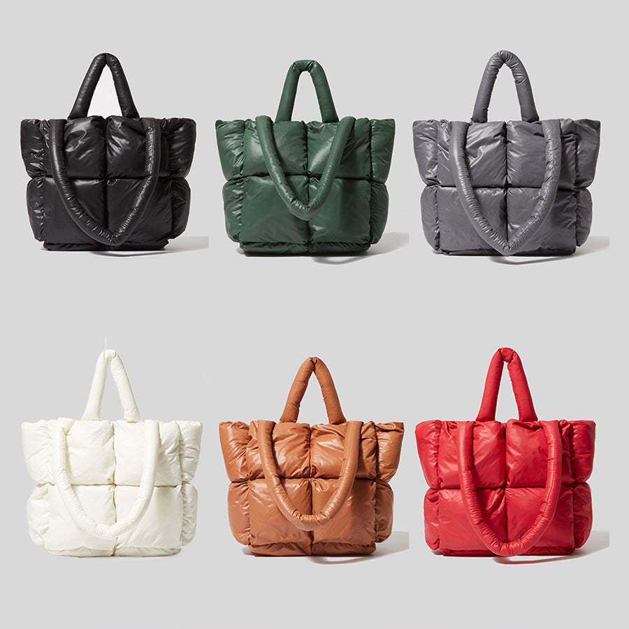Luxury Nylon Large Tote Shoulder Handbag