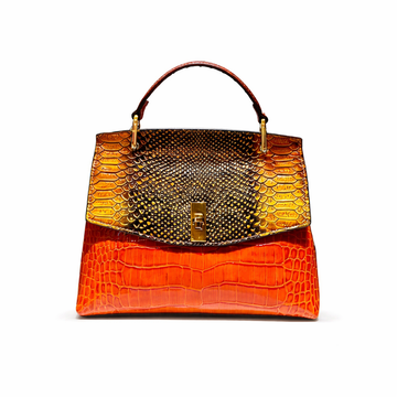 Luxury Crocodile Print Synthetic Leather Crossbody Bag for Women