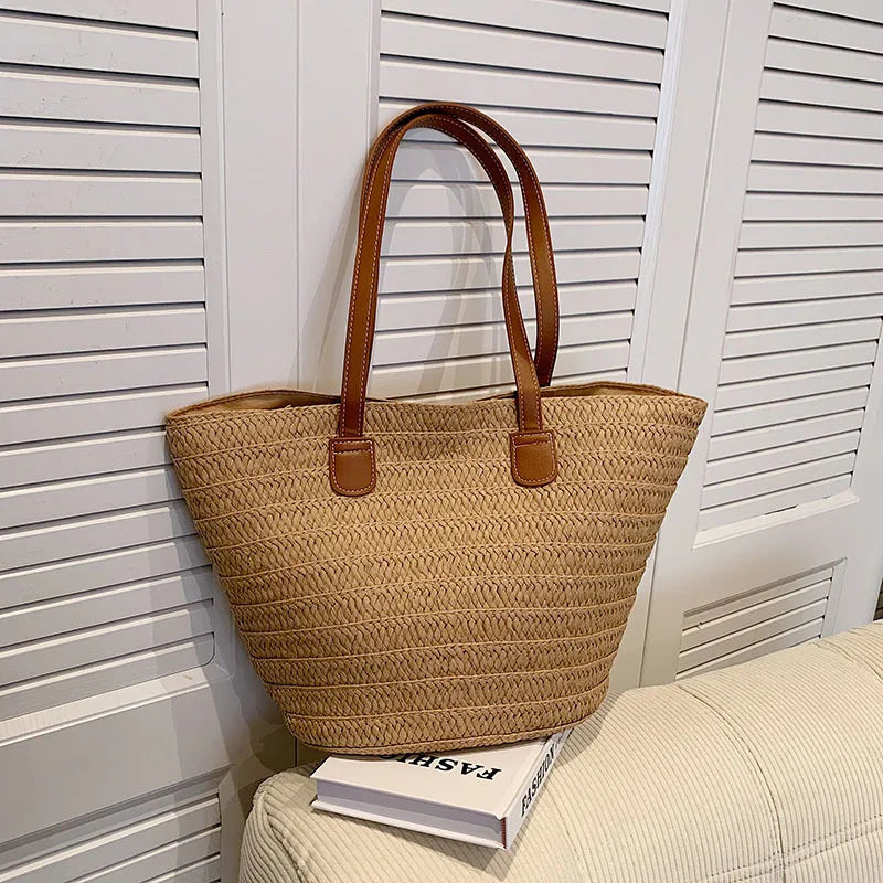 Luxury Designer Straw Tote Bag for Women