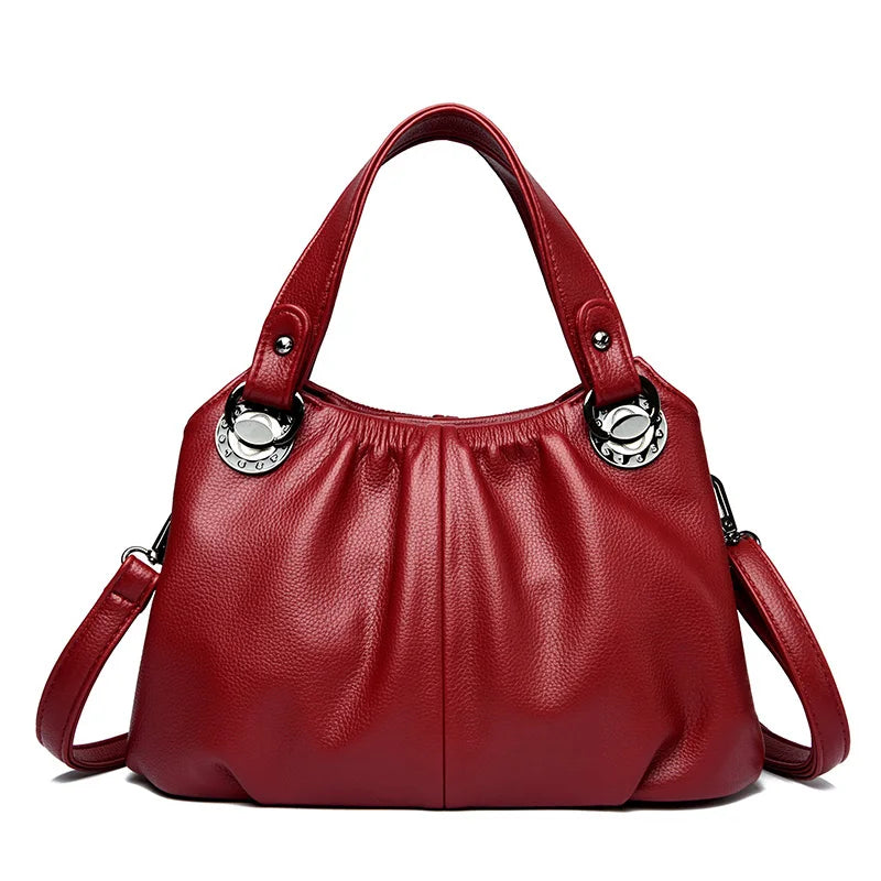 Luxury High-Quality Genuine Leather Women's Shoulder Bag