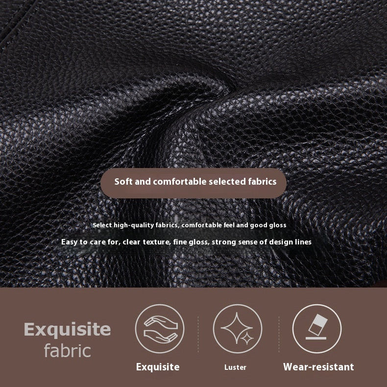 Luxury Soft Cowhide Leather Tote Bag - Women's Shoulder Handbag