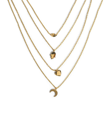 MARRIN COSTELLO - Good Luck Gold Layered Necklace