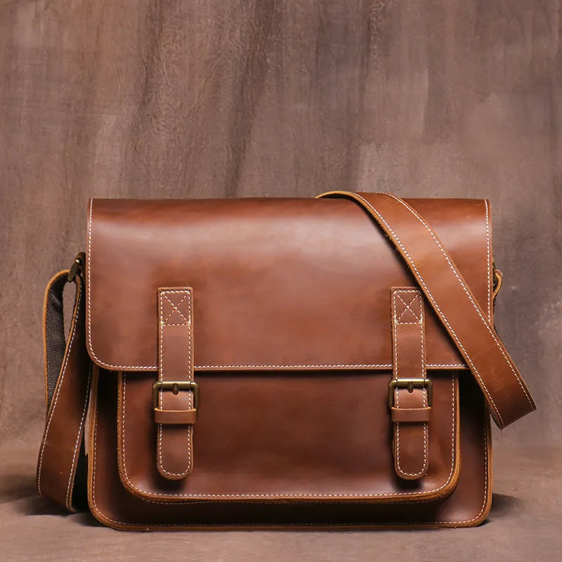Men's Genuine Leather Crossbody Classic Cambridge Bag
