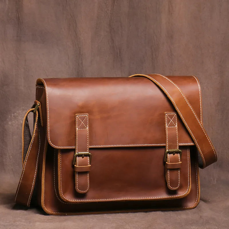 Men's Genuine Leather Crossbody Classic Cambridge Bag