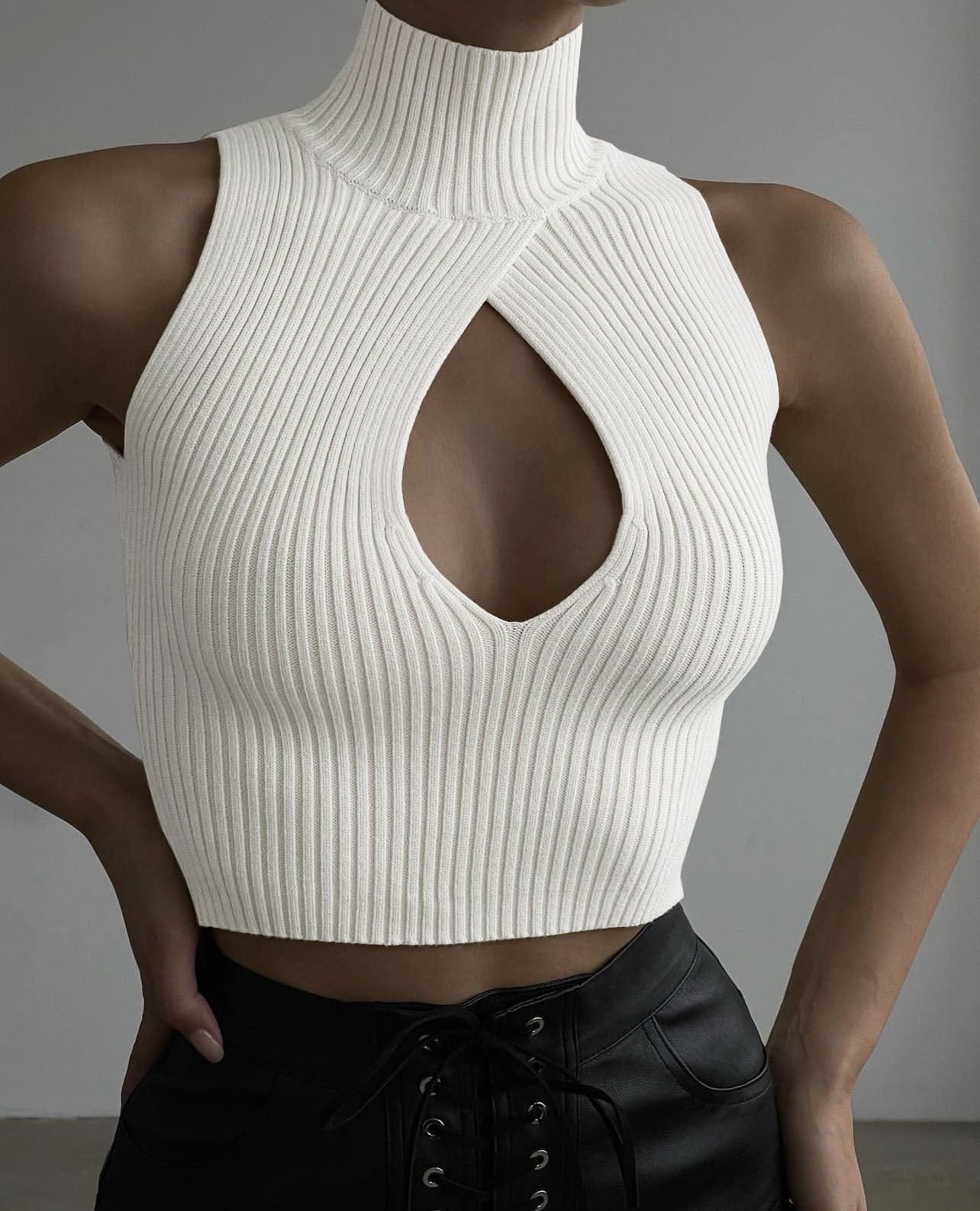 Sexy Sleeveless Women Knitted Tank Tops