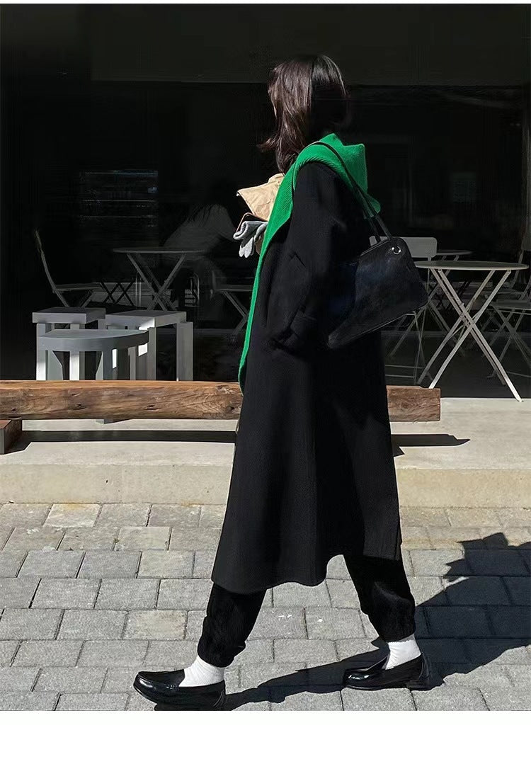 Women's Knit Hooded Cape Scarf 2pcs/set