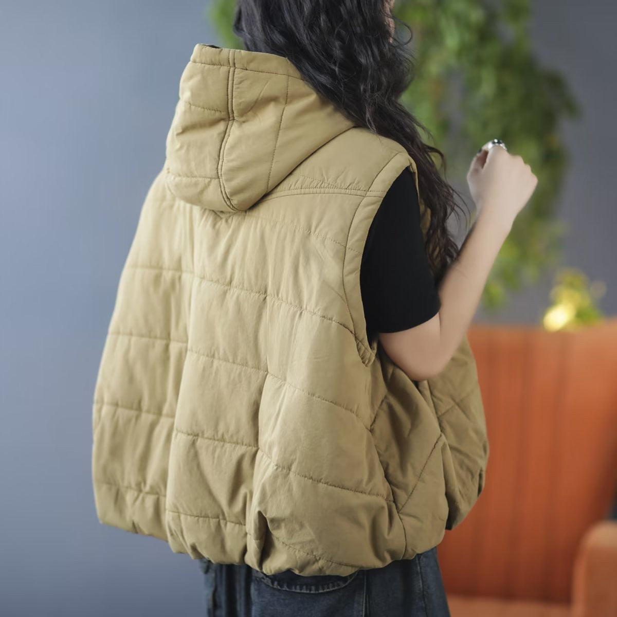 Casual Winter Sleeveless Cotton Vest