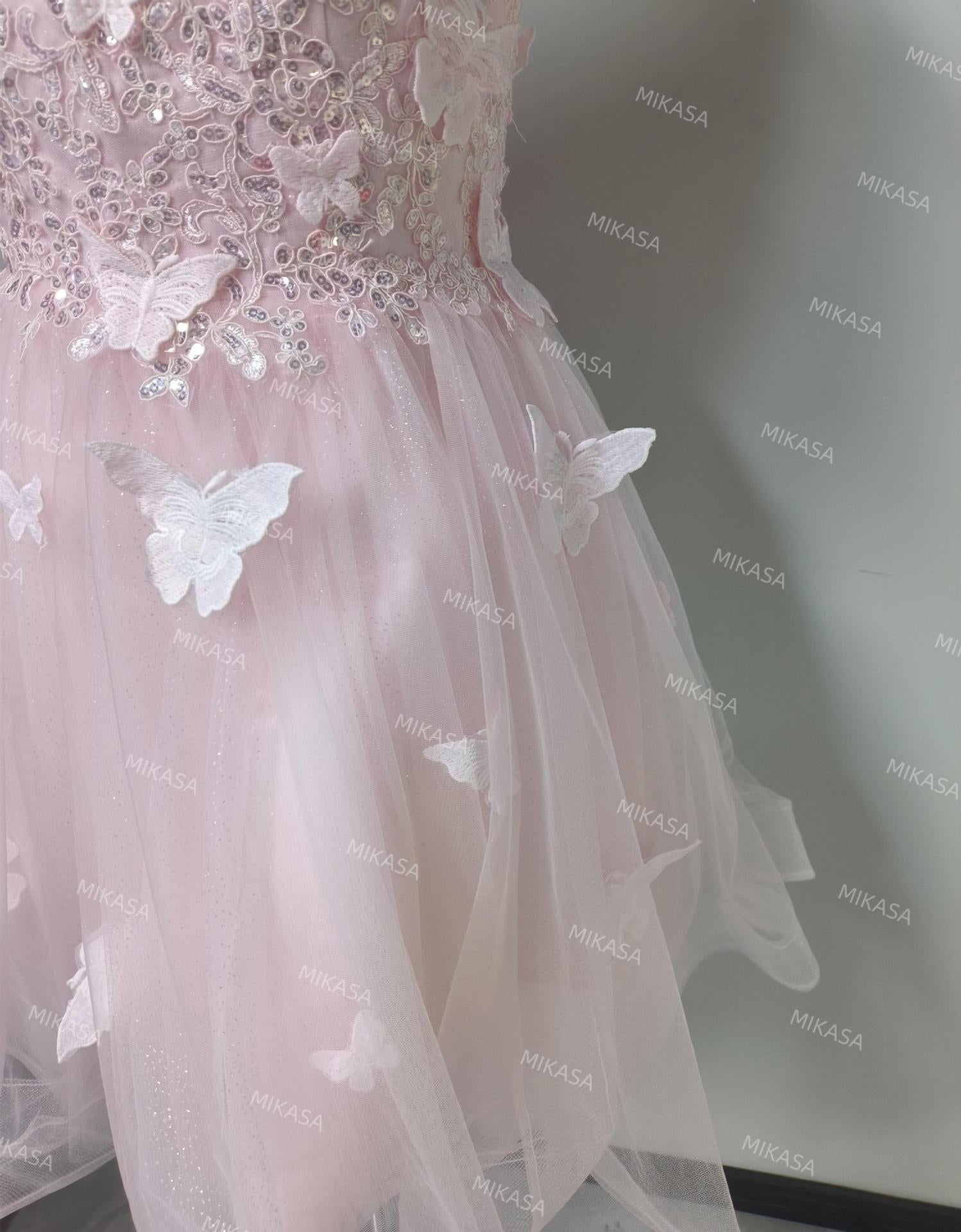 Strapless A-Line Homecoming Dress