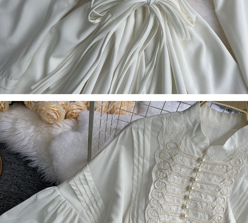 Royal-Inspired Doll Collar Dress