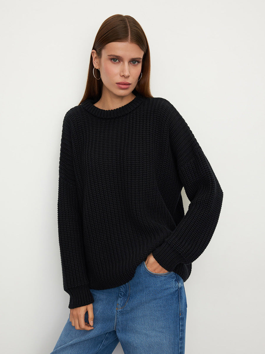Lantern Sleeve Pullover Sweater