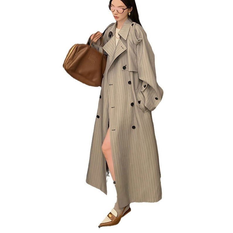 Women's Double-Breasted Trench Coat