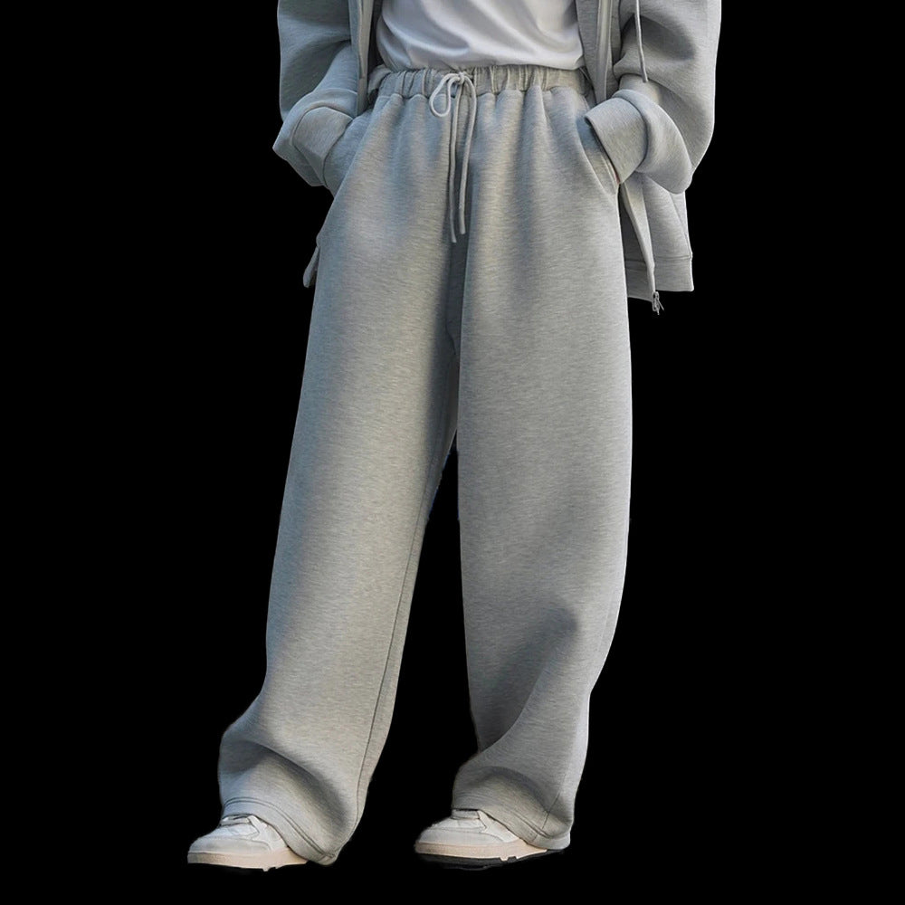 Designed Zippered Hoodies Coats & Drawstring Sports Pants