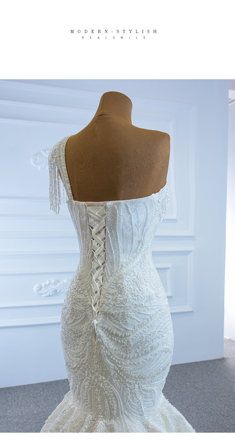 Sexy One Shoulder Mermaid Wedding Dresses