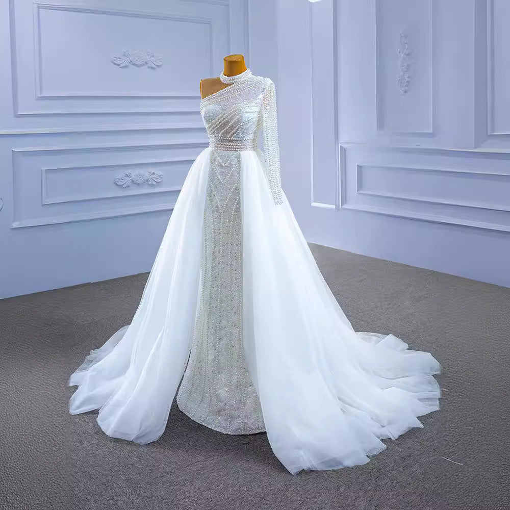 Gorgeous Handmade Beaded Princess Ball Gown Wedding Dresses