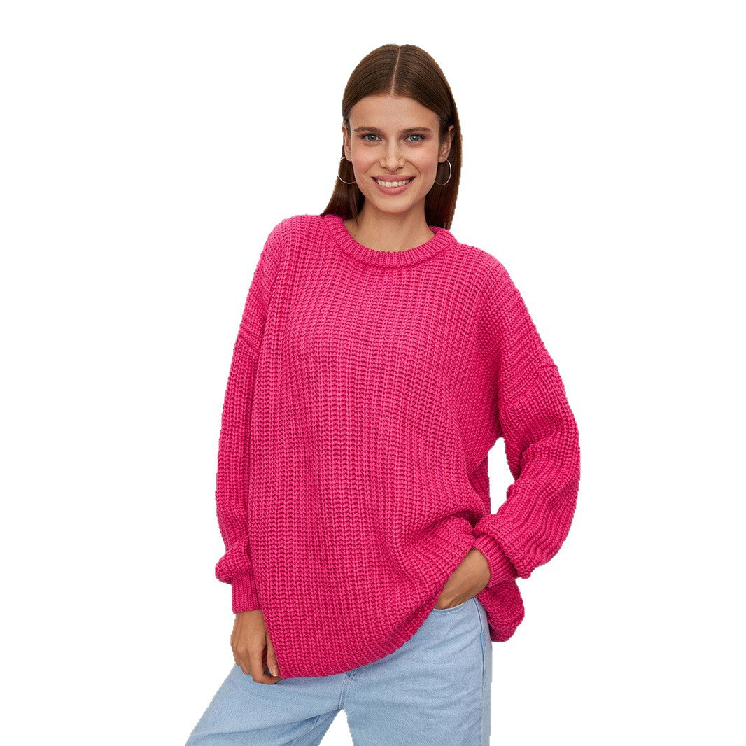 Lantern Sleeve Pullover Sweater