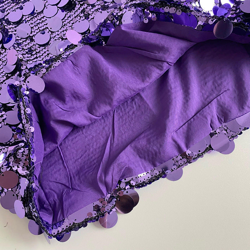 Sexy Sequined Summer A Line Mini Skirts