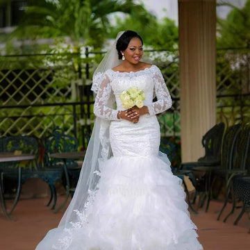 Fishtail Lace Slimming Mermaid Wedding Dress