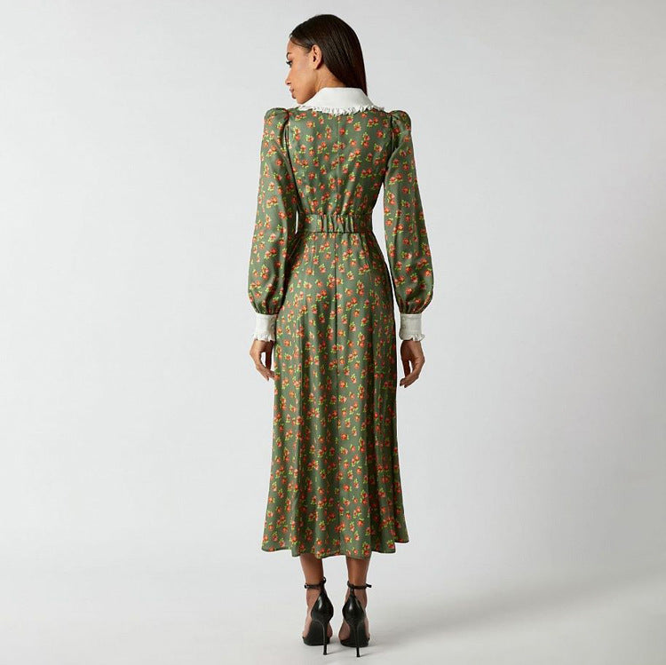 Women's Elegant Floral Print Dress