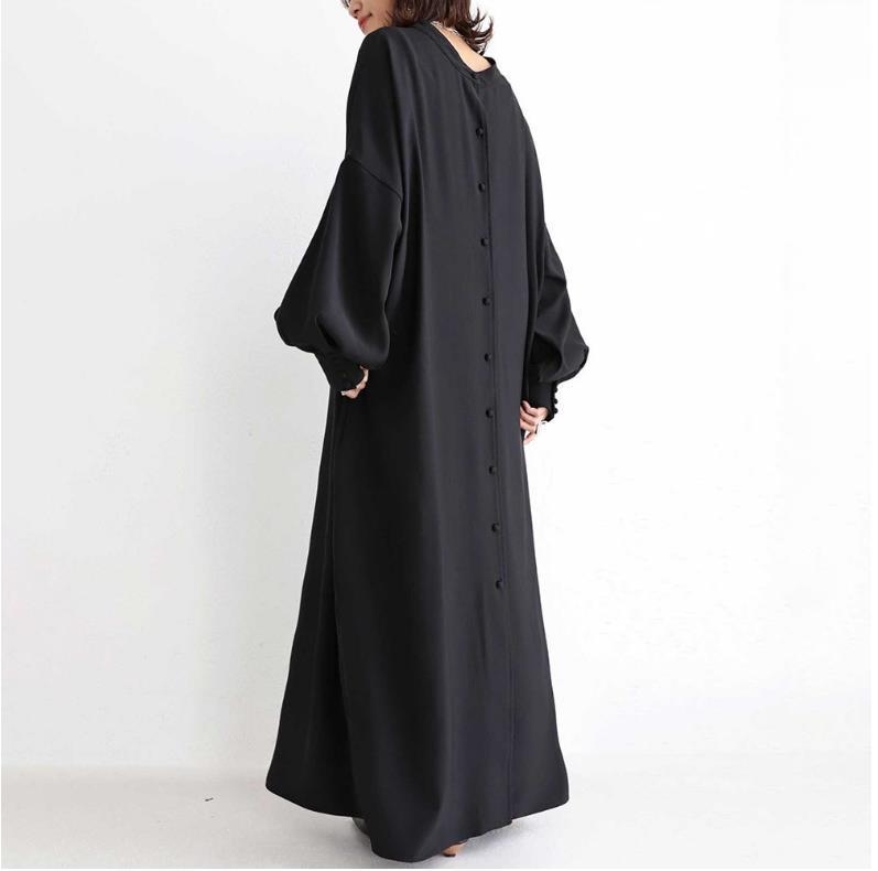 Casual Double Sided Long Cozy Dresses-Dresses-Free Shipping at meselling99