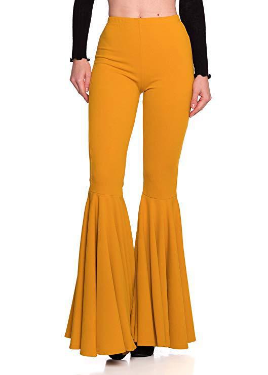 Sexy High Waist Mermaid Flare Pants