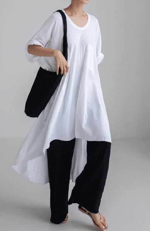 Casual Plus Sizes Half Sleeves Women Blouses-Shirts & Tops-Free Shipping at meselling99
