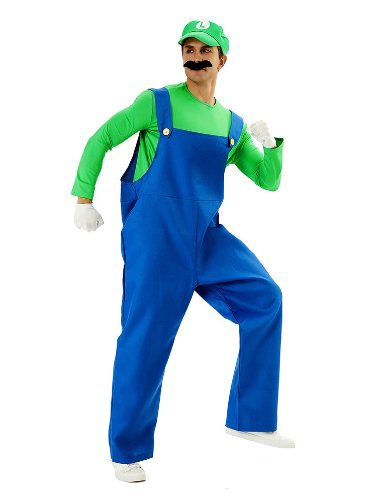 Adult Mario Costume for Halloween Cosplay