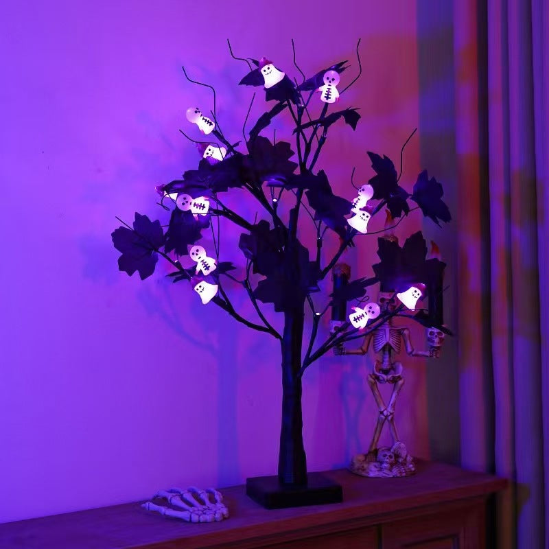 Halloween Purple LED Birch Tree Lights