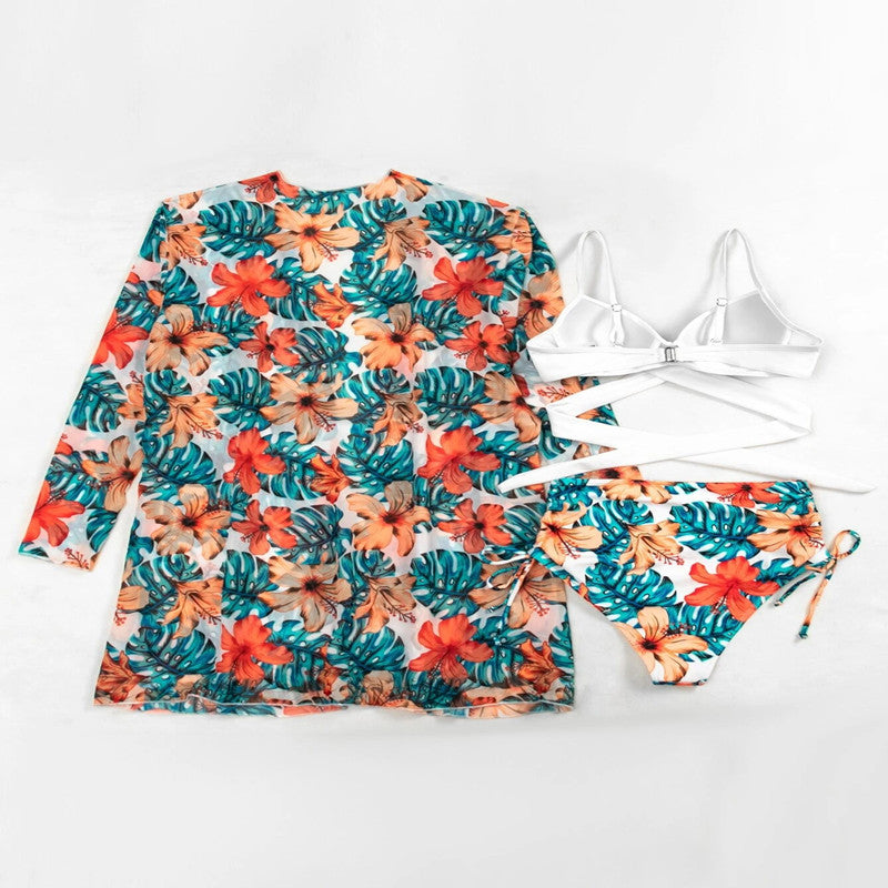 Sexy Women Bikini Swimwear 3pcs/Set