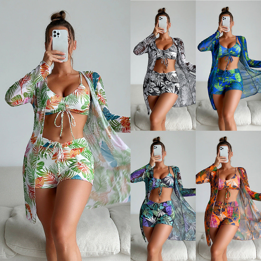 Fashion Sexy 3pcs Women Swimsuits