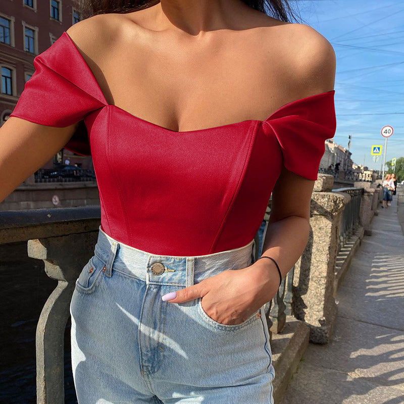 Sexy Off The Shoulder Jumpsuits  Basic Tops