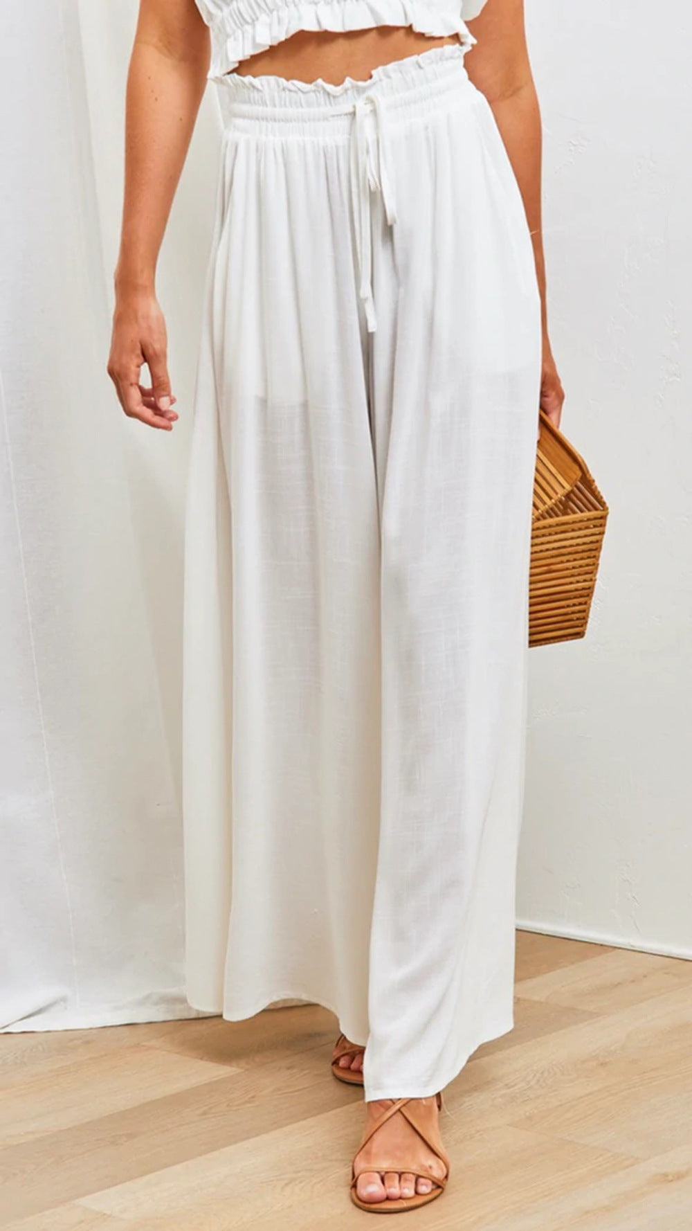 Women's High-Waisted Wide-Leg Palazzo Pants
