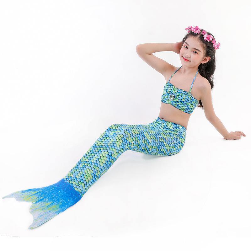 Girls Mermaid Dress and Bikini-STYLEGOING