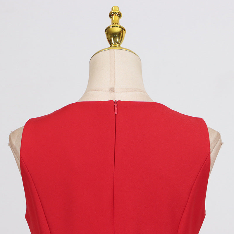 Designed Sweet 3D Floral Sleeveless Mini Dress