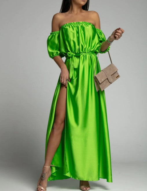 Sexy Off The Shoulder Summer Long Party Dresses-Dresses-Free Shipping at meselling99