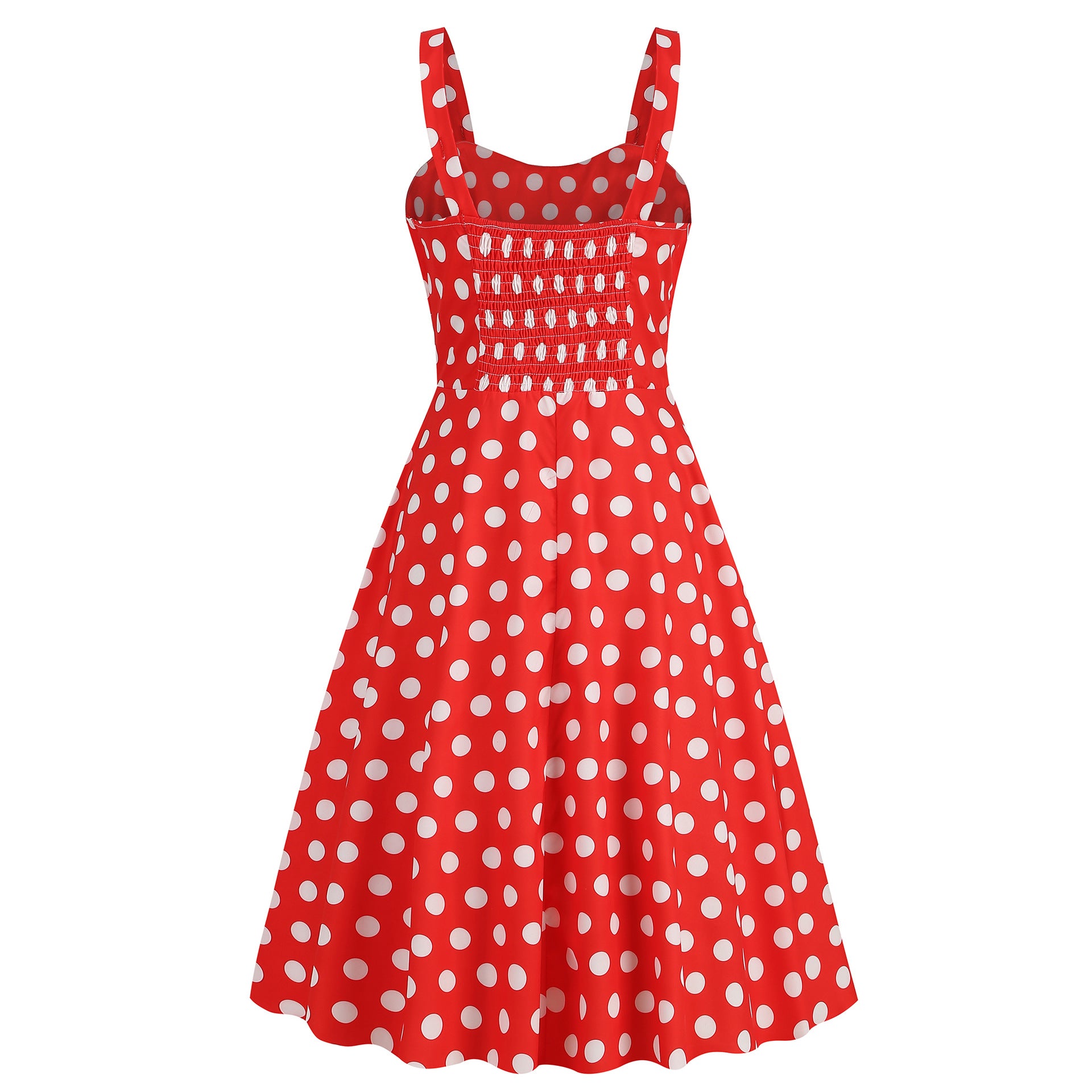 Summer Floral Sundress for Women - Slim Fit Strappy Dress with Cute Print