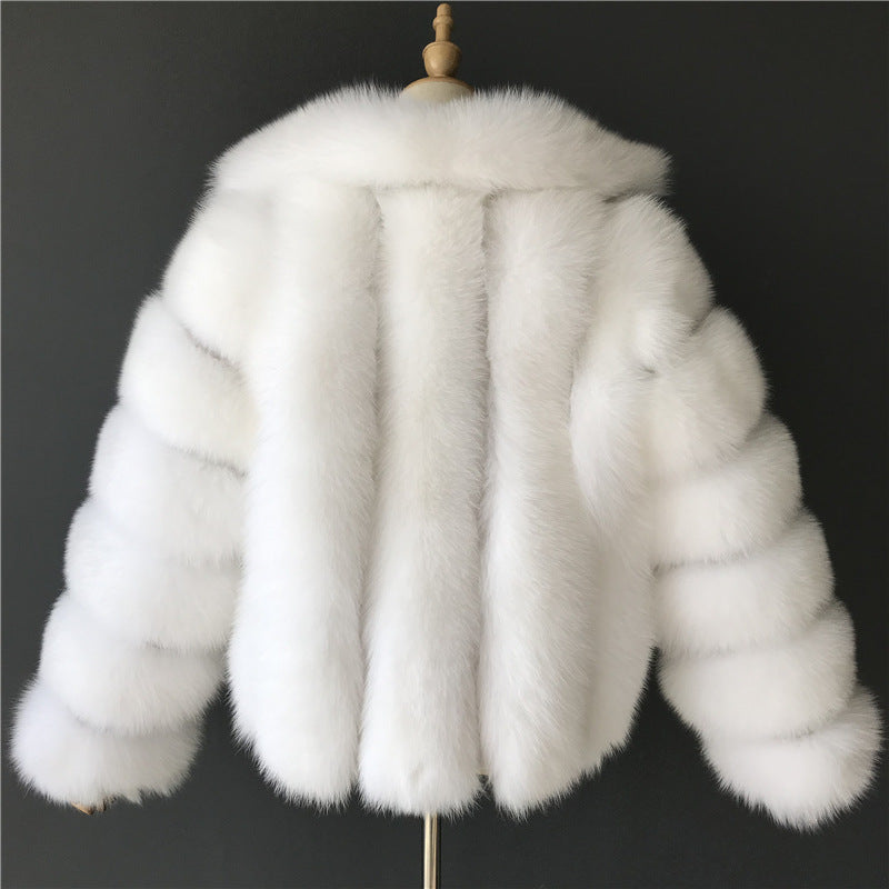 Fashion Artificial Fur Winter Short Coats for Women