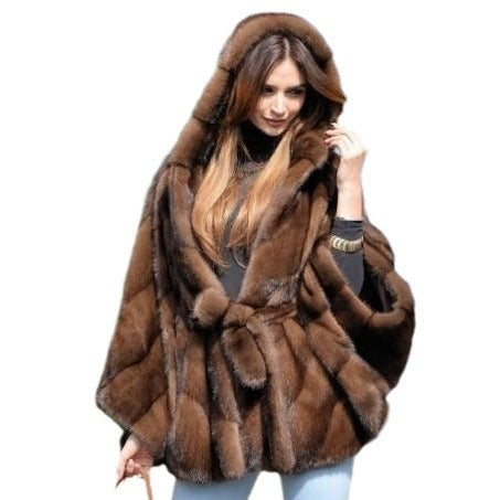 Women’s Mink Fur Coat – Fashionable Faux Fur Jacket